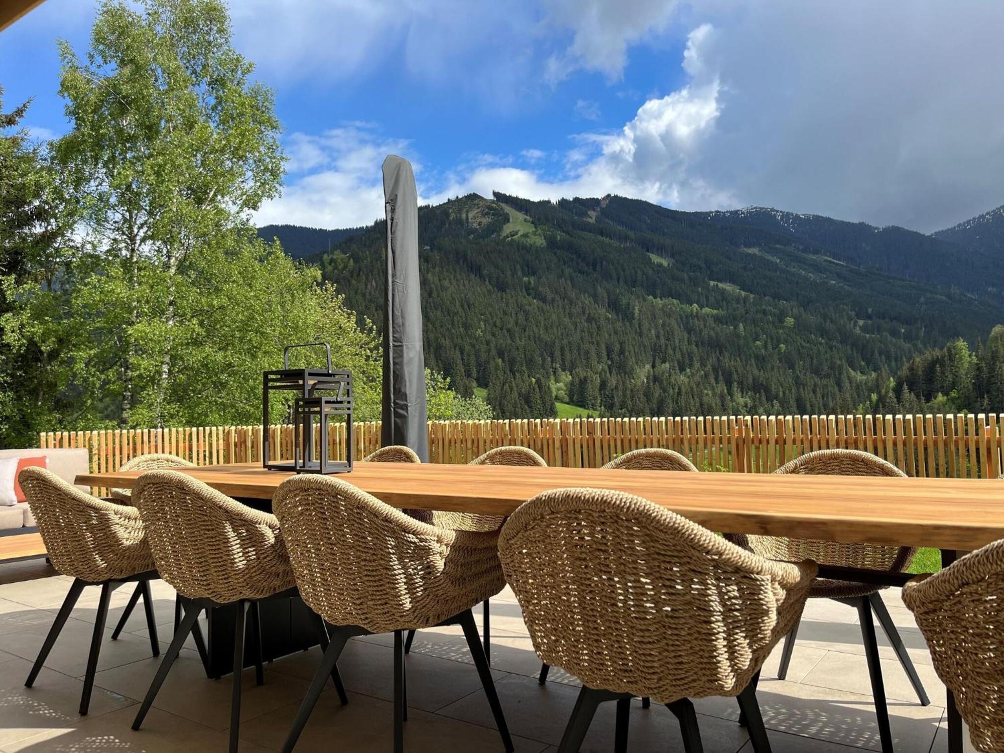 Chalet Huski Viehhofen Saalbach-Hinterglemm Esterno foto